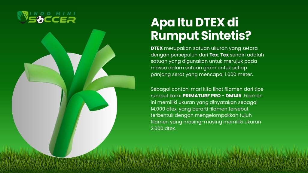 DTEX rumput Sintetis